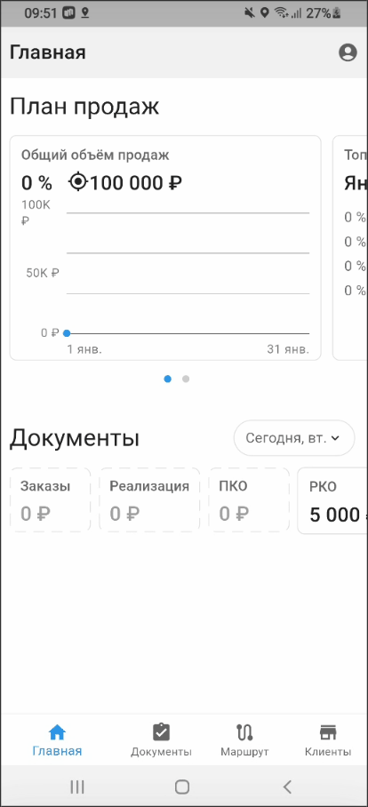 Создание возврата